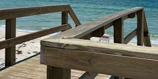 Steps to beach's room