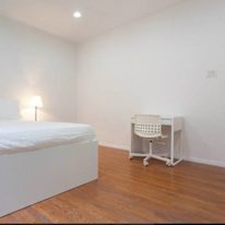 Private single bedroom in furniture's room