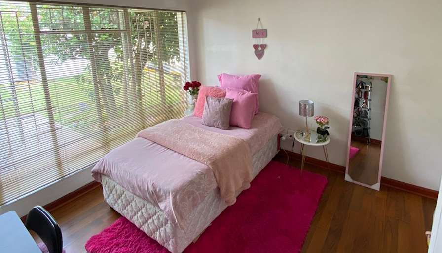 Theresia Thobela's room
