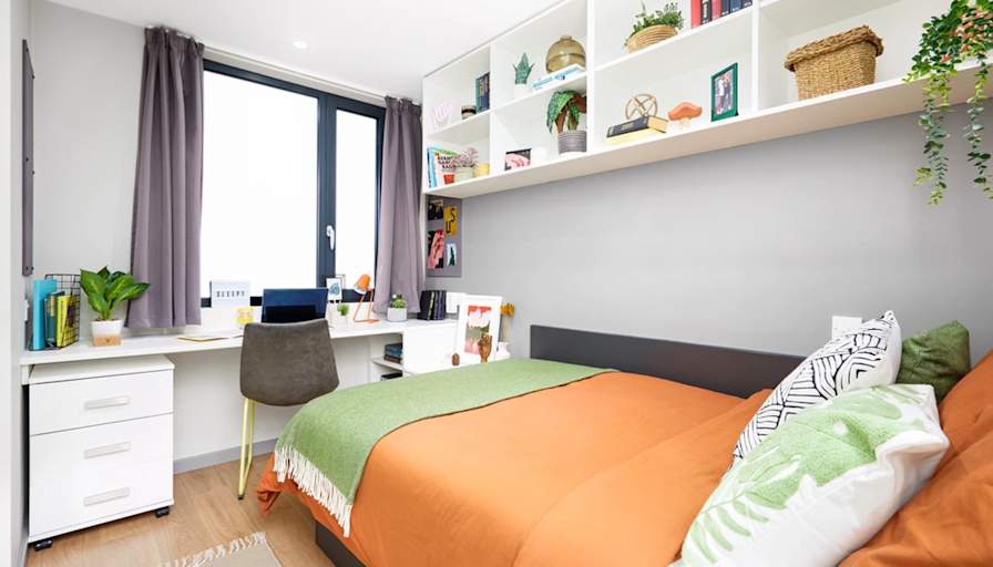 A's room