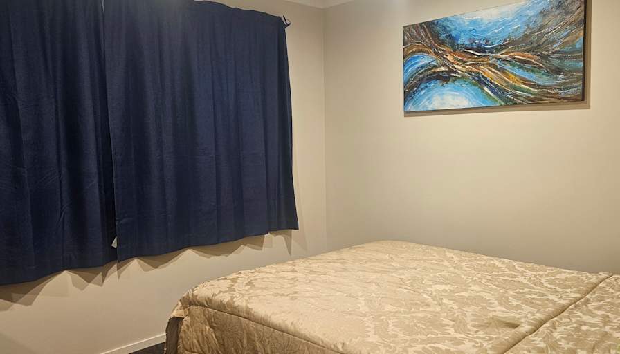 Furnished room with own bathroom in a house · Stan Heather Drive, Glenview, Waikato 3206-1