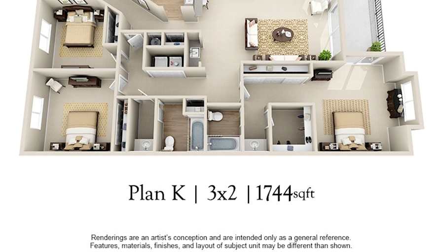 Lakeshore Apartments's room