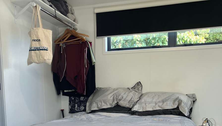 Bec Falconer and Bevan Haswell's room