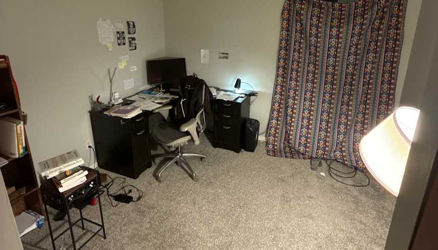 Hasnain Ahmed's room