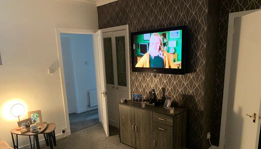 Nikki Monaghan's room
