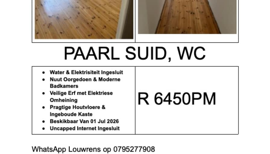 Louwrens Haasbroek's room