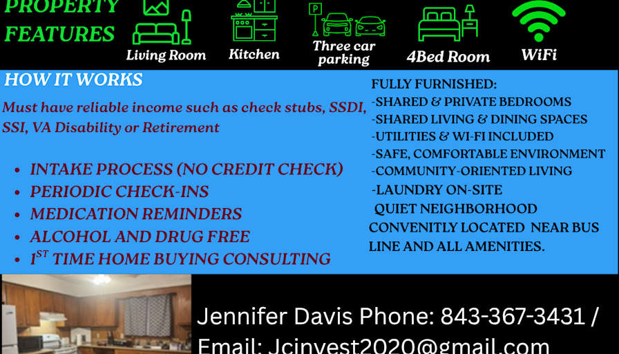 Jennifer Davis's room