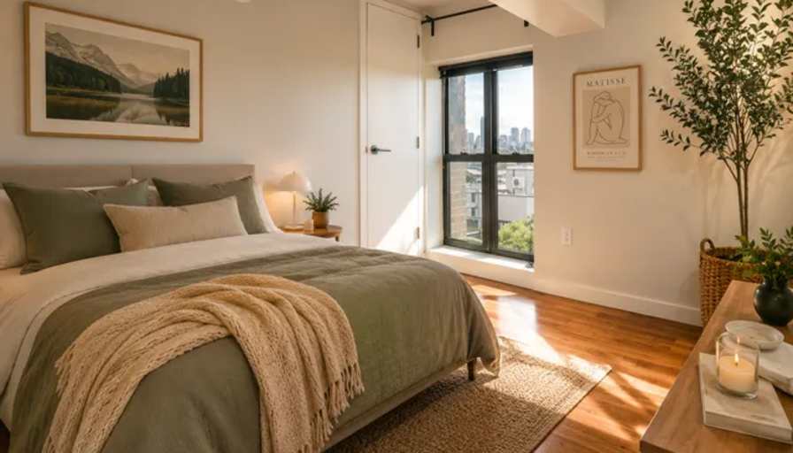 Private furnished bedroom's room