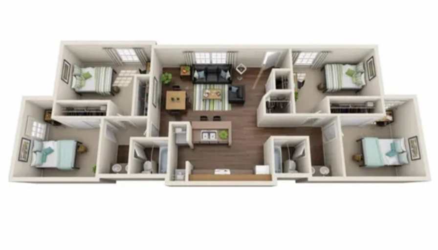 Elias Tessema's room