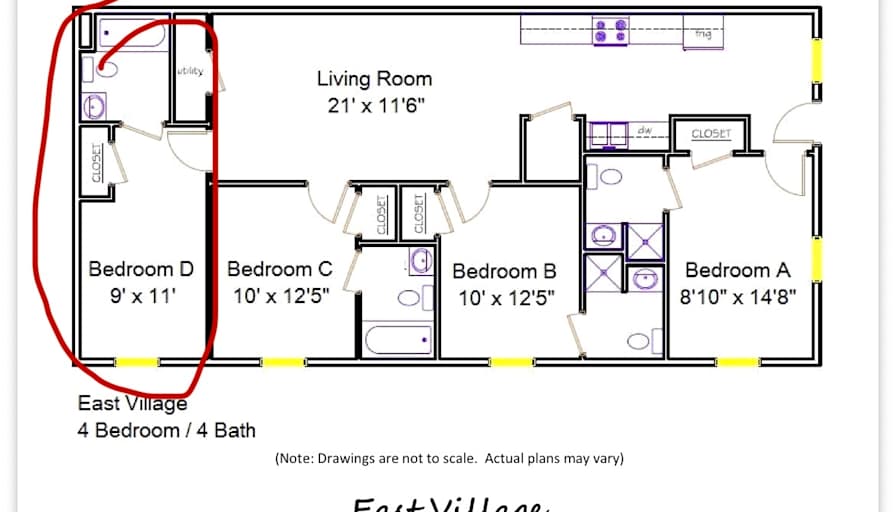 Lane Strandberg's room