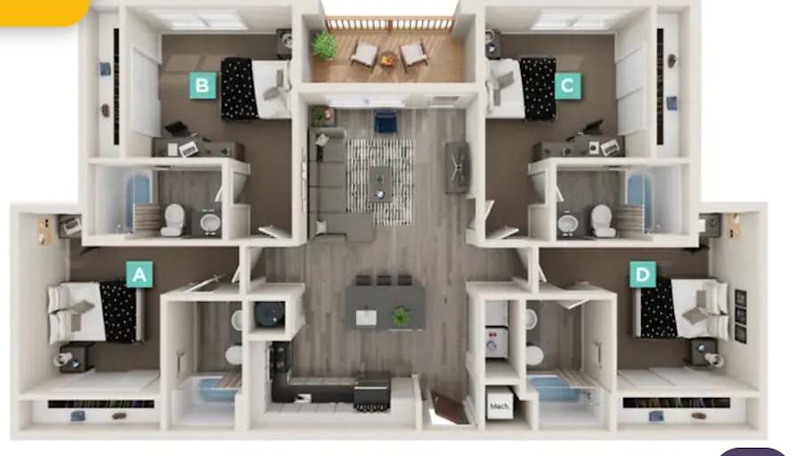 Mary Lewis's room