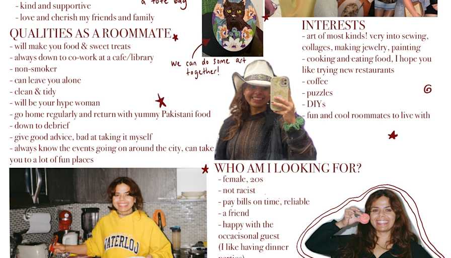 Khadeja Haque's room