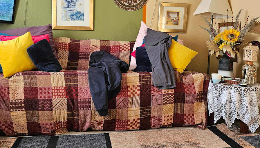 Derek Bailey's room