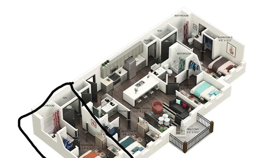 Brock's room