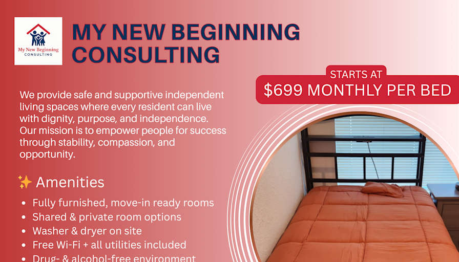 My New Beginning's room