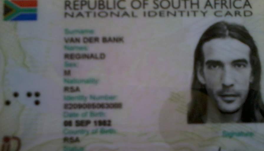 REGINALD VAN DER BANK