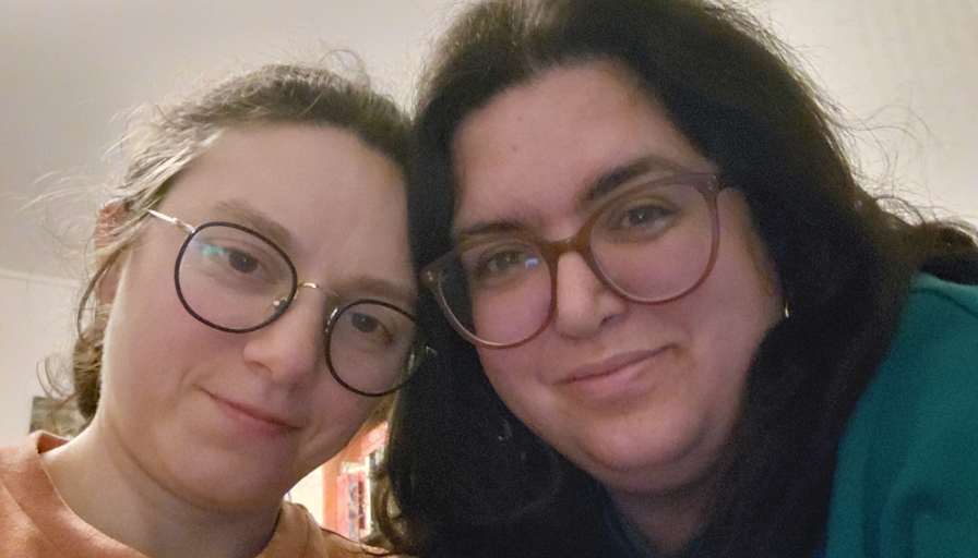 Virginie and Mélina