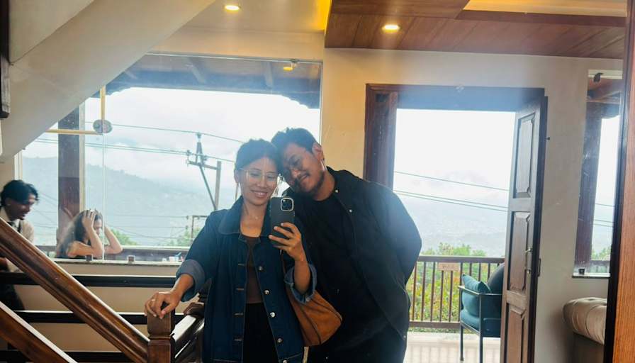 Suresh and Dipya Magar