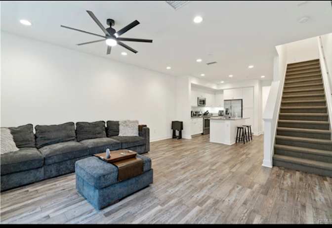 Townhome suite's room