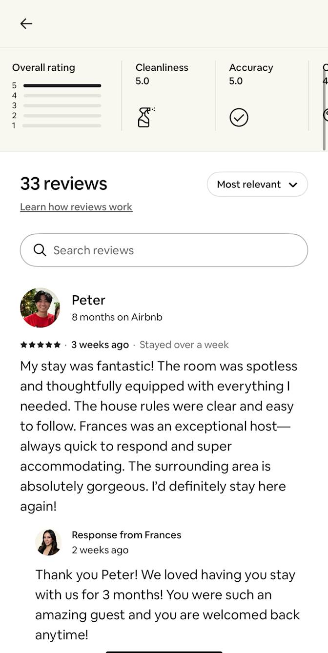 Frances's room