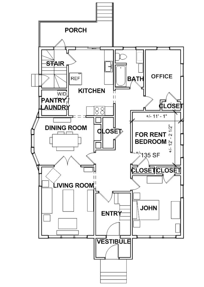 John's room