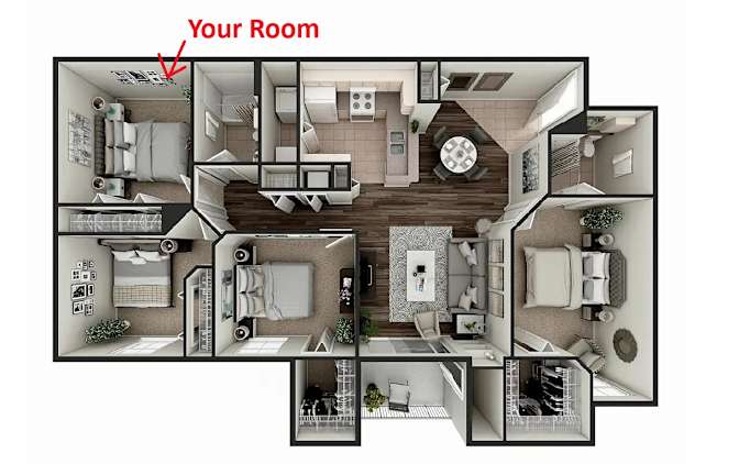 Michael Nugent's room