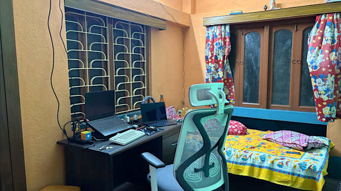 Sagnik's room