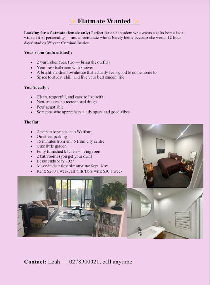 Leah's room
