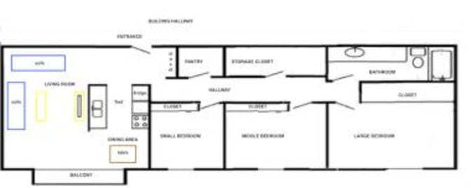 The Roommates's room