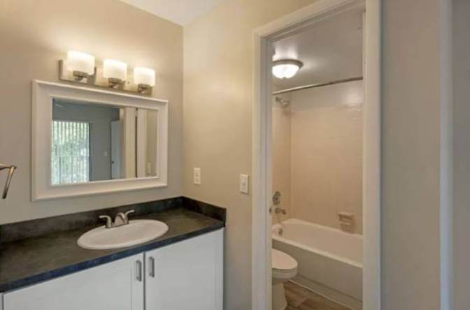 Private bedroom with a private bathroom available's room
