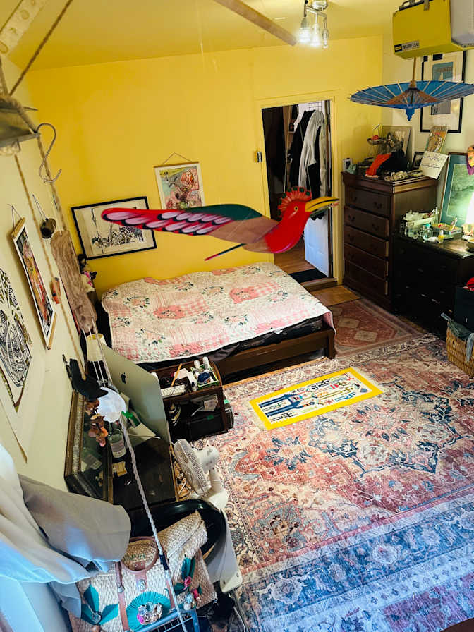 AA Khan's room