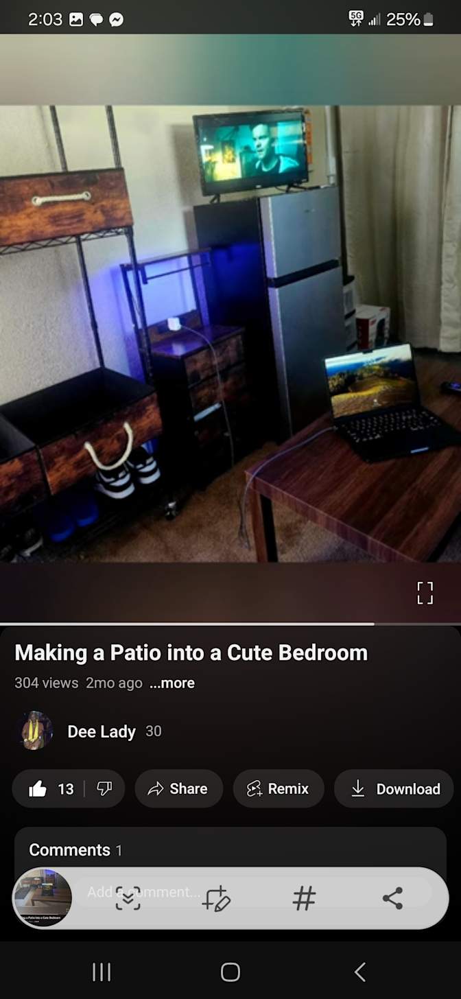 Deloris's room