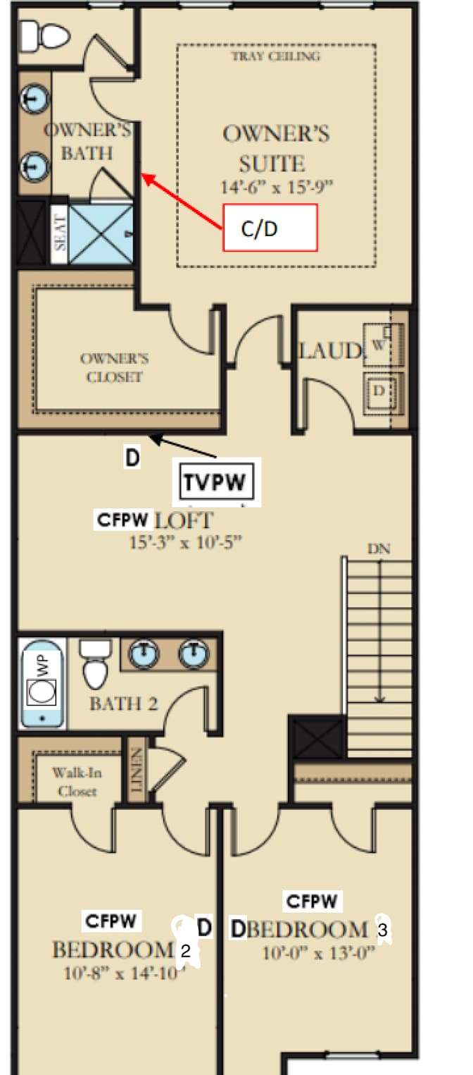 Alcove Rooms's room
