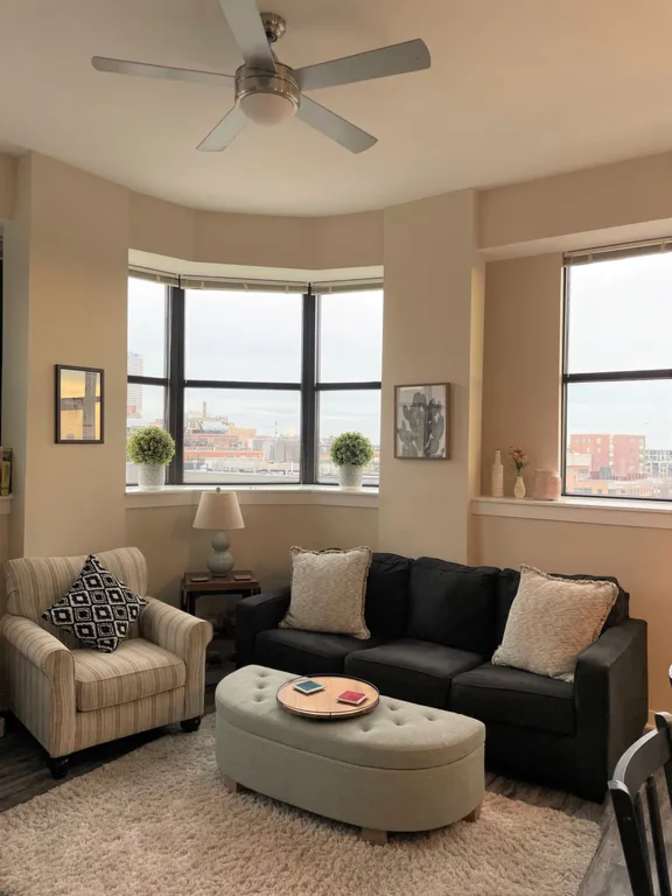 Private furnished room for rent's room