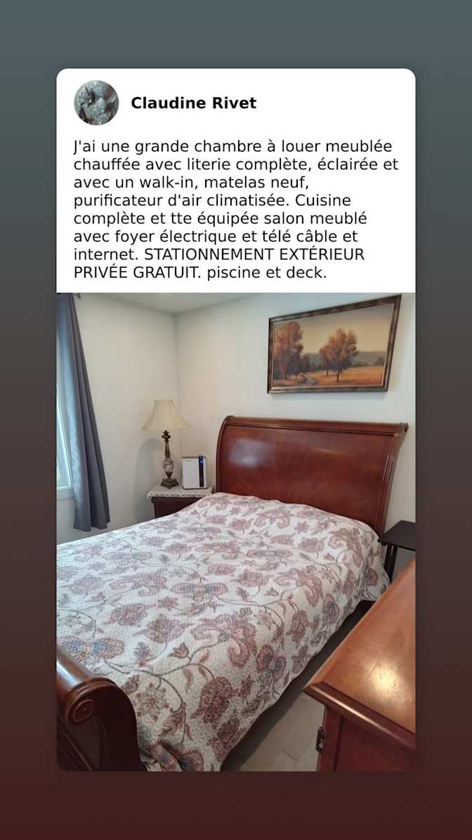 Claudine Rivet's room