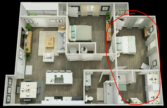 Sahasra Boyapati's room