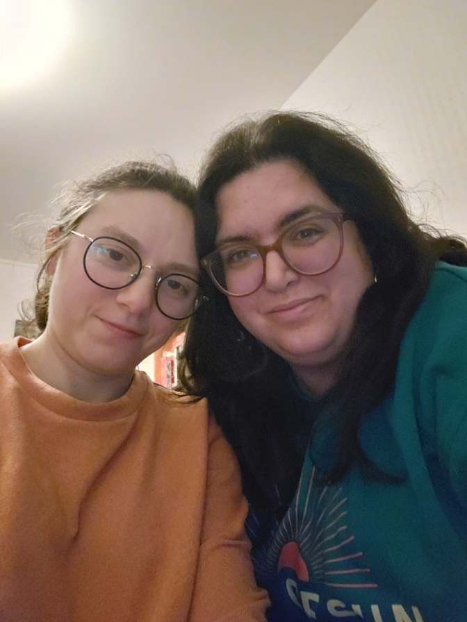 Virginie and Mélina