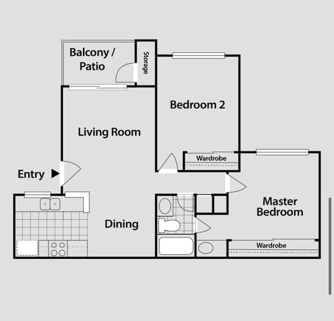 Anitra Hall's room