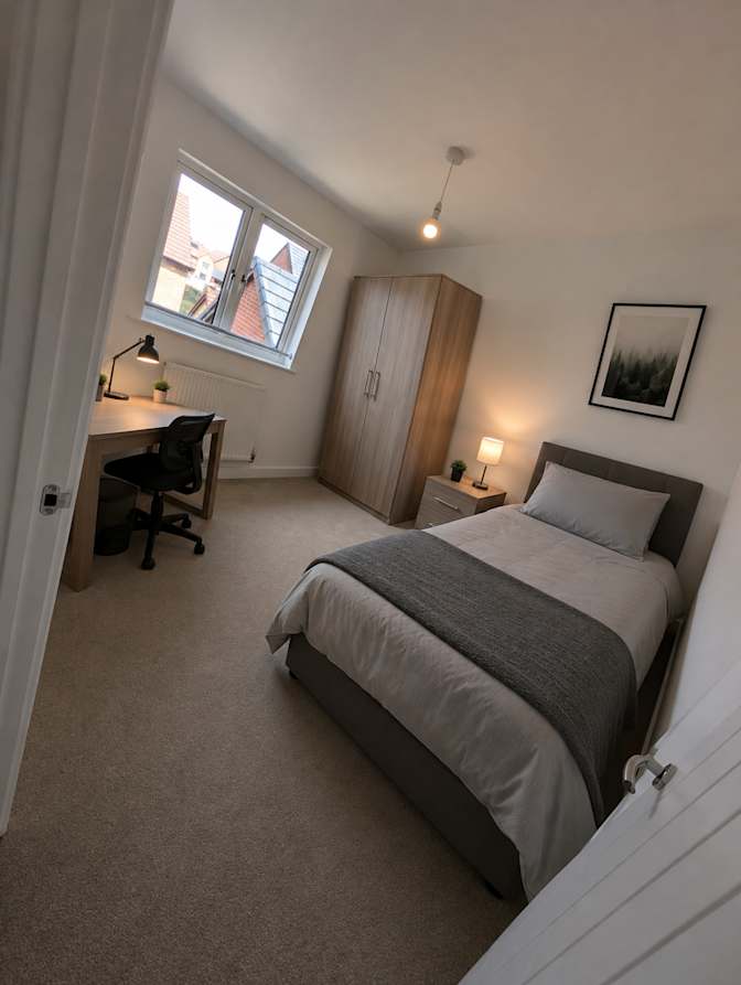Amar Gujeti's room