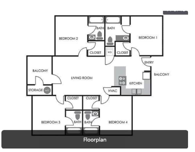 Alcove Rooms's room