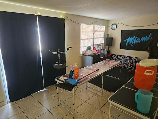 Amos Flores's room