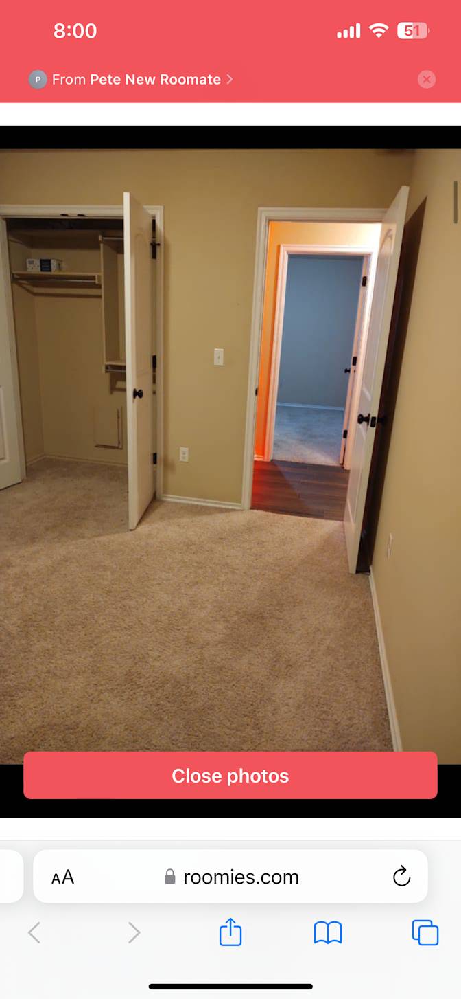Baker's room