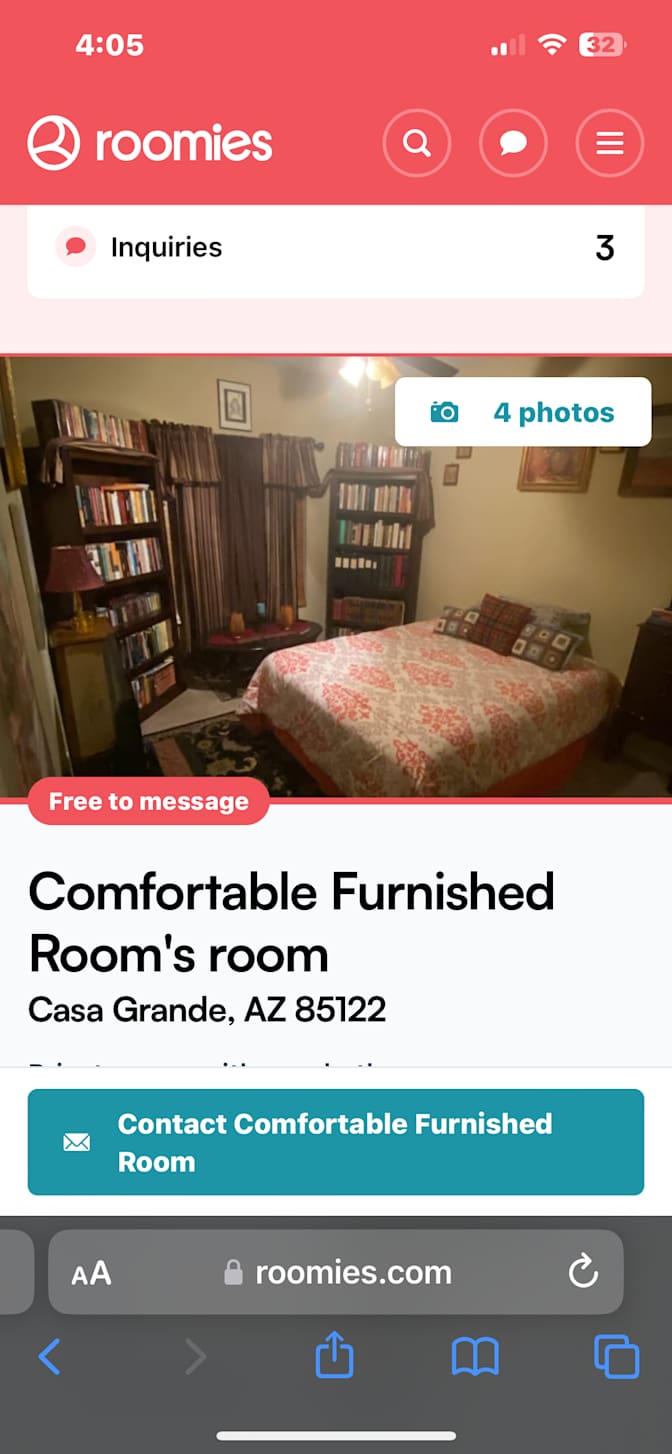 Comfortable Furnished Room's room