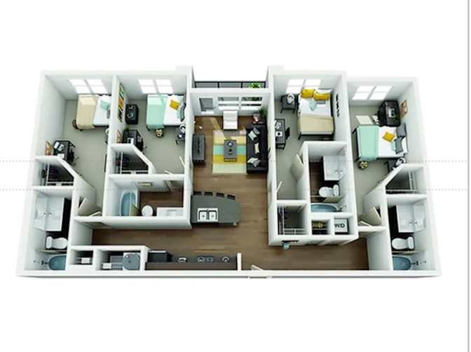 Ji Won's room