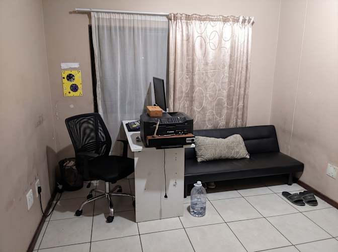 ricardo Motseke's room