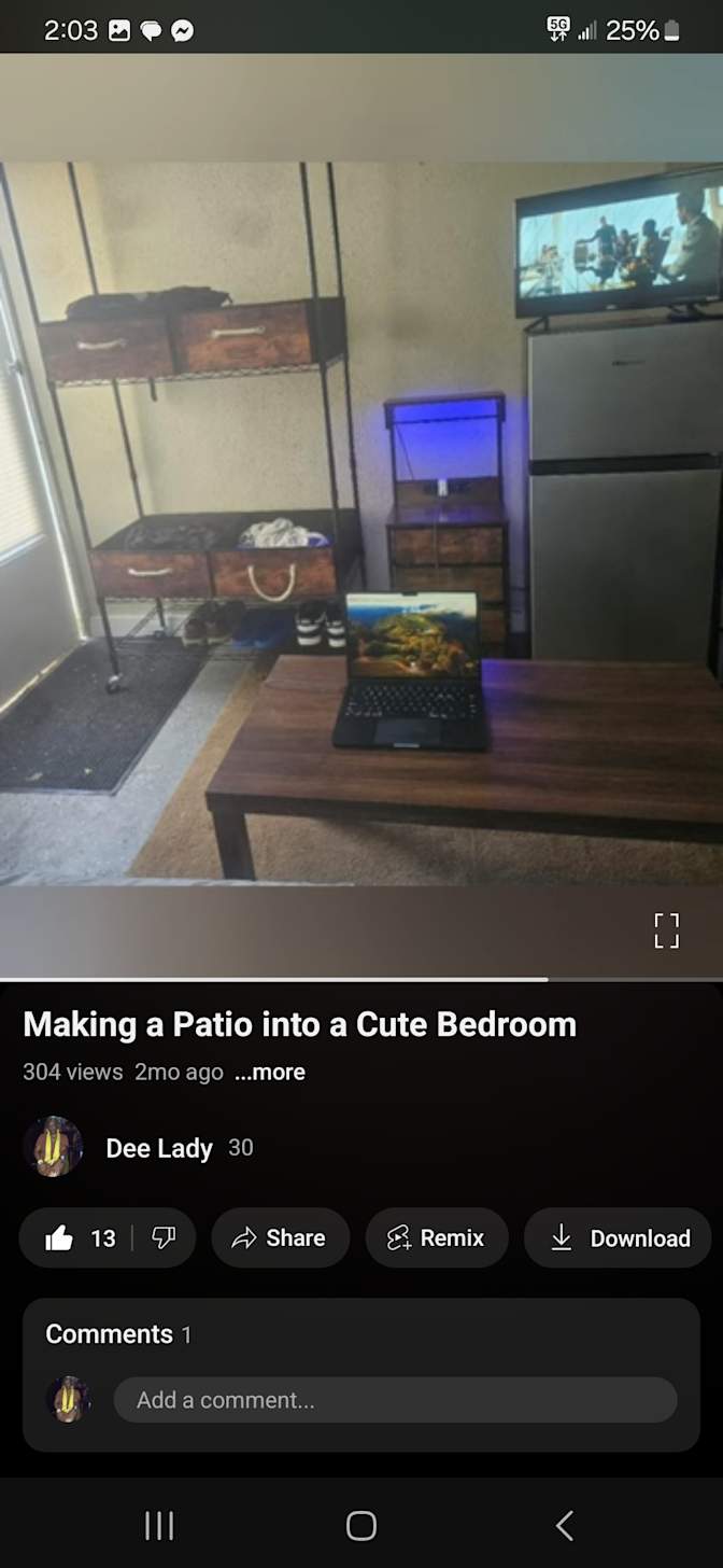 Deloris's room