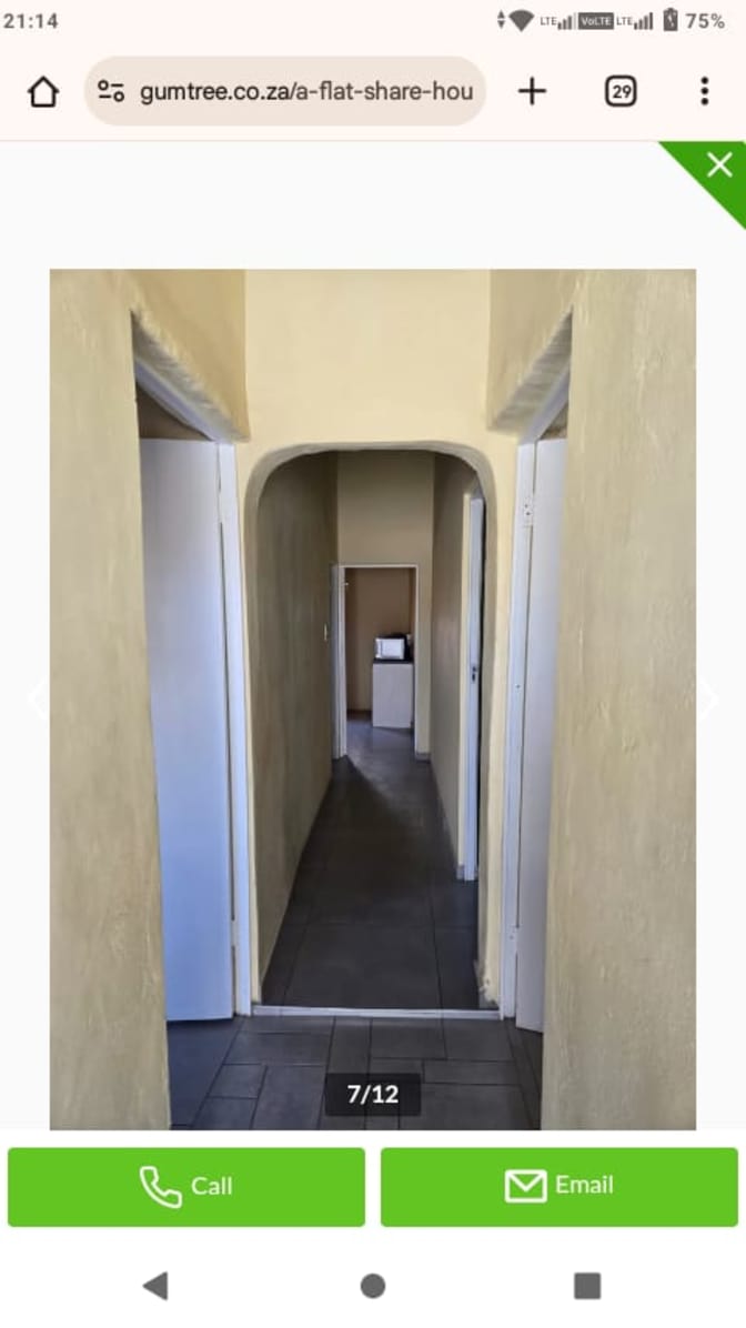 Hlengiwe Mthembu's room