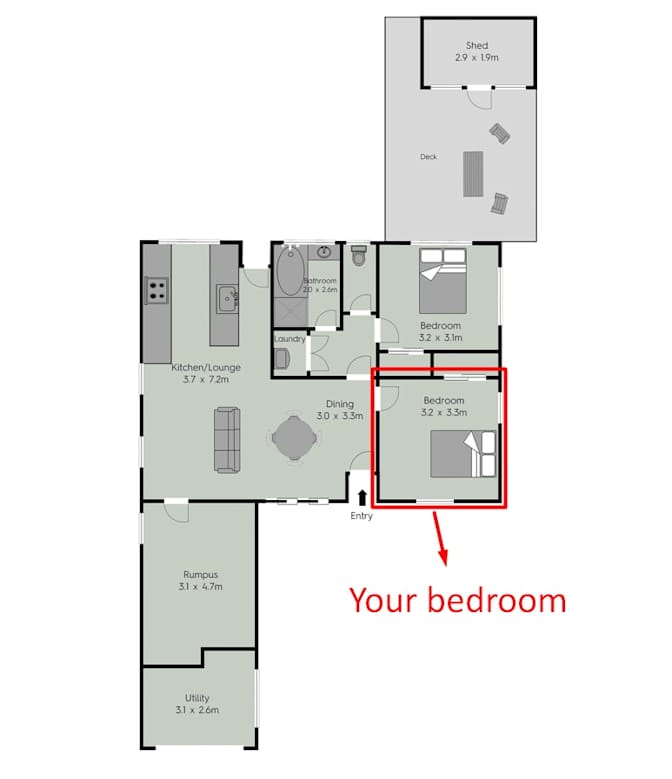 David Blake's room