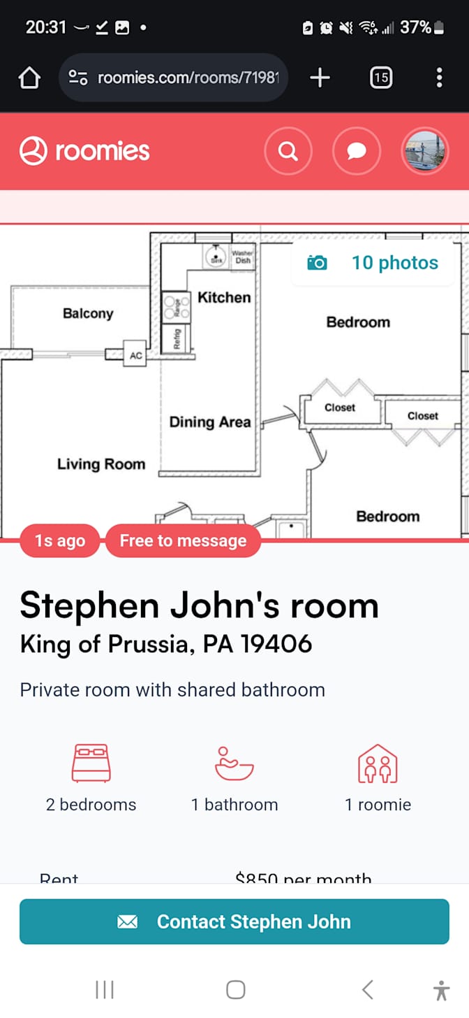 Stephen John's room