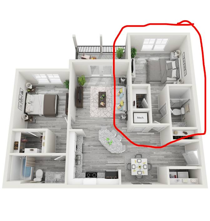 C's room